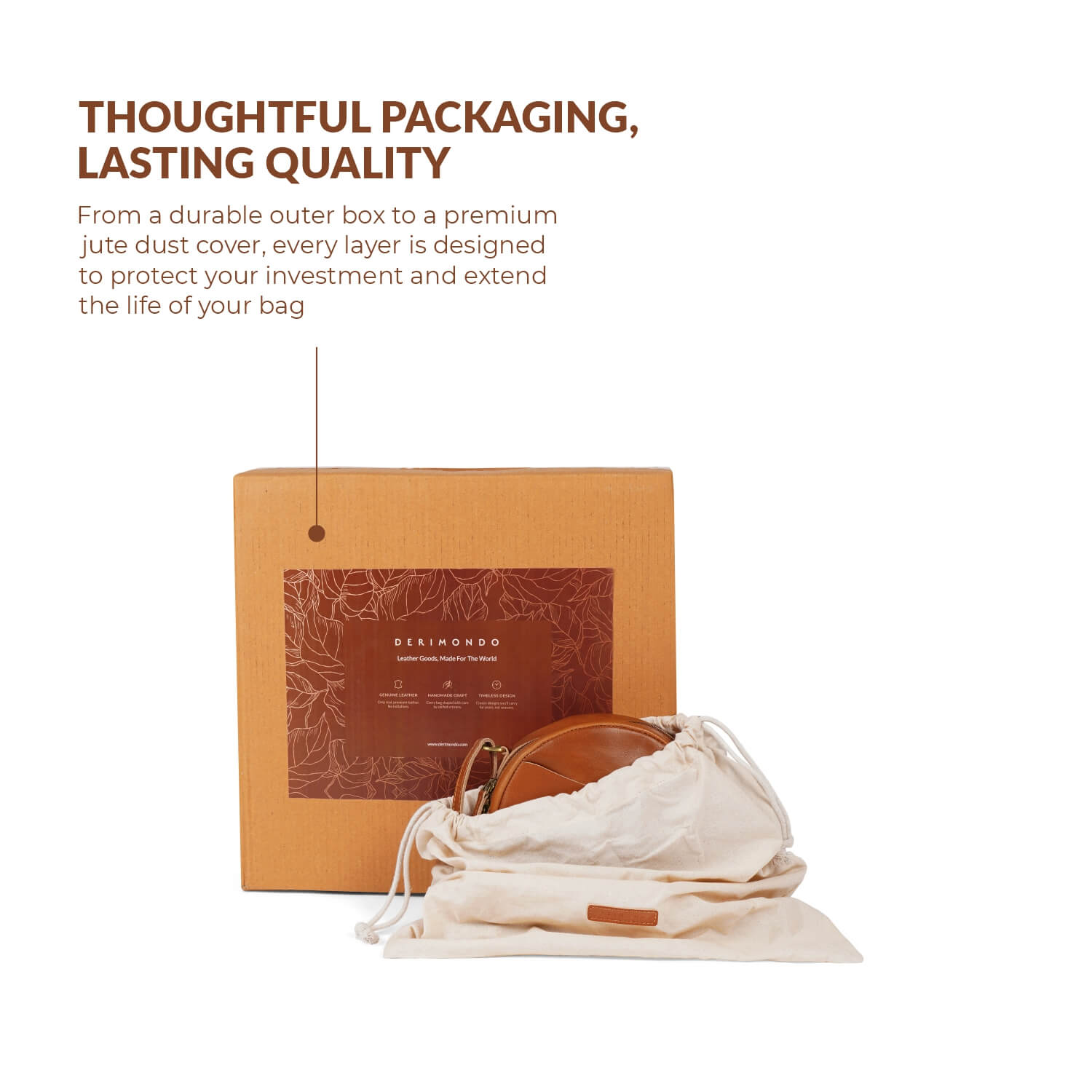 Seville Damen-Umhängetasche „Circle“ | | Hellbraun