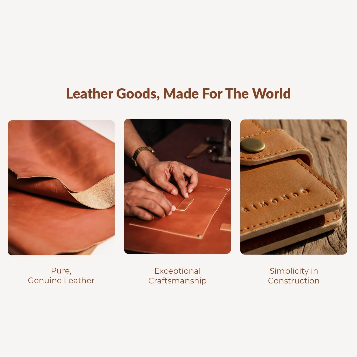 Borsa tote in pelle Verona Mini | | Marrone chiaro